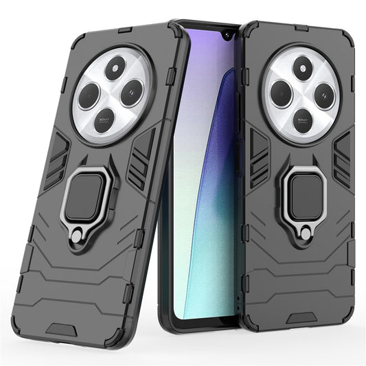 For Xiaomi Poco C75 4G / Redmi 14R 5G / 14C 4G Case PC+TPU Protective Phone Cover with Ring Kickstand