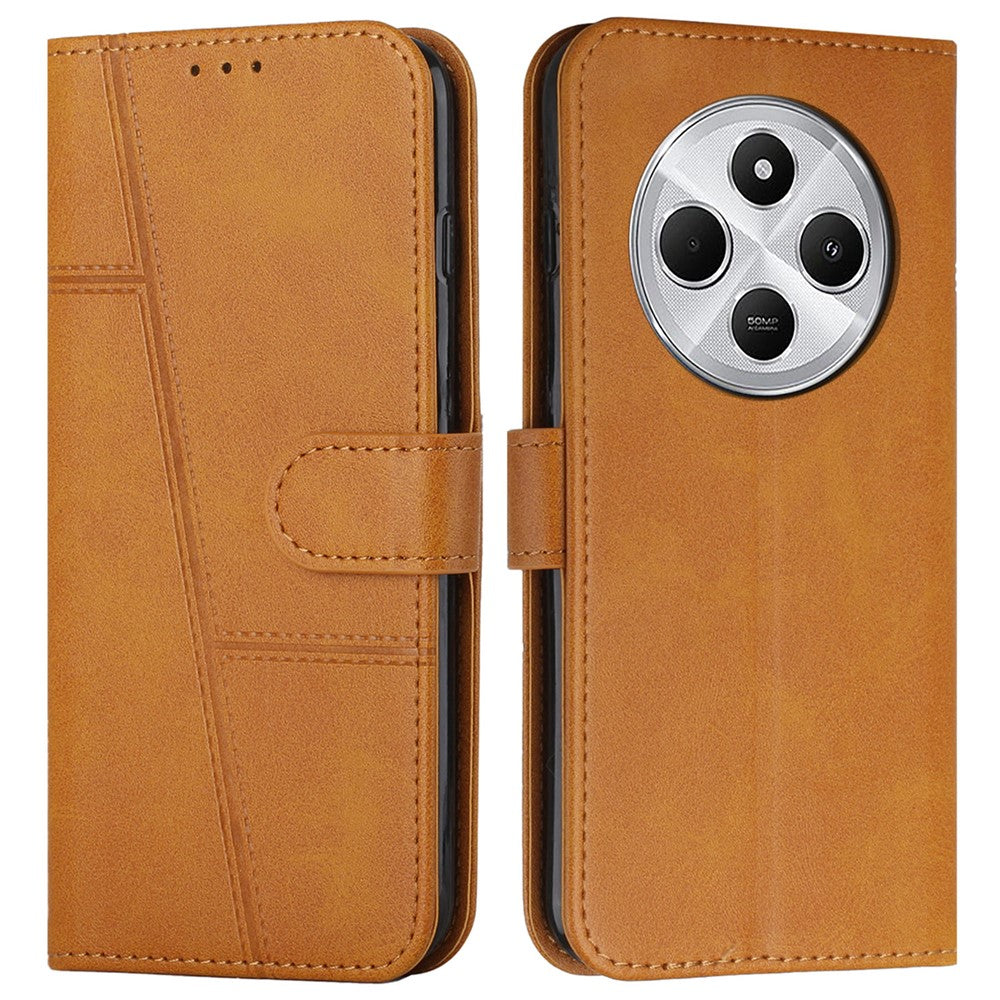 For Xiaomi Poco C75 4G / Redmi 14R 5G / 14C 4G Case Stand Flip Protective Leather Phone Cover