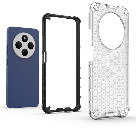 For Xiaomi Poco C75 4G / Redmi 14R 5G / 14C 4G Case PC+TPU Phone Cover Honeycomb Shape