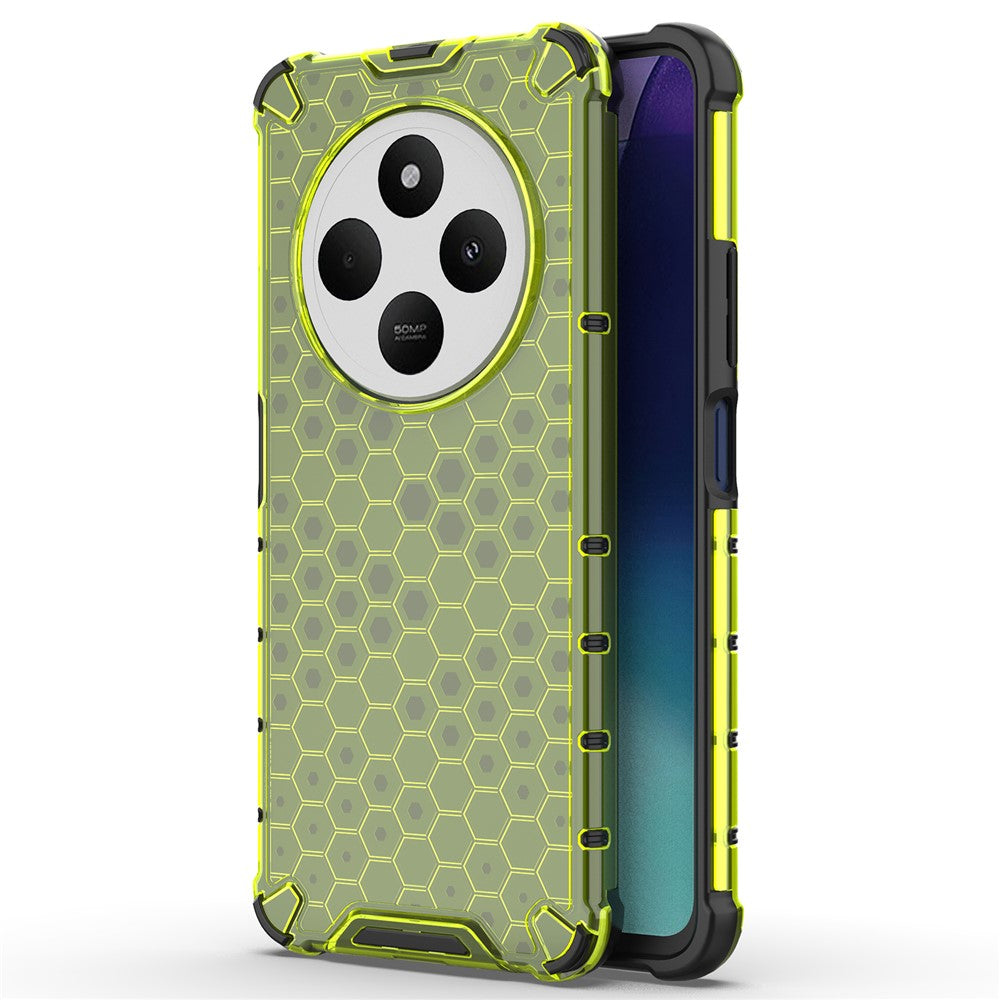 For Xiaomi Poco C75 4G / Redmi 14R 5G / 14C 4G Case PC+TPU Phone Cover Honeycomb Shape
