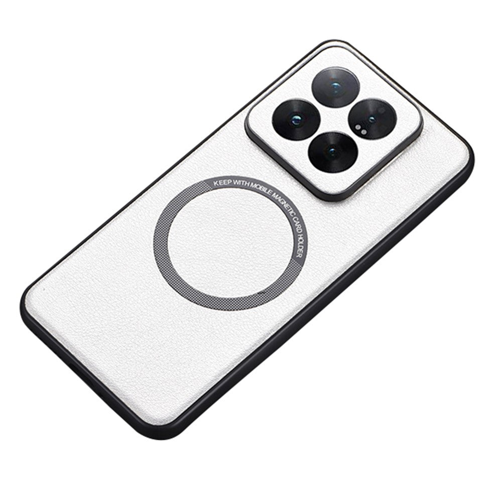 For Xiaomi 14T Pro Magnetic Case Anti-Drop PU Leather+TPU Cover