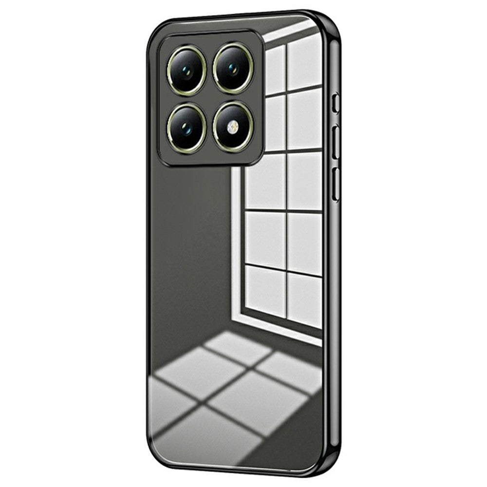 For Xiaomi 14T Case Electroplating Frame Soft TPU Phone Cover