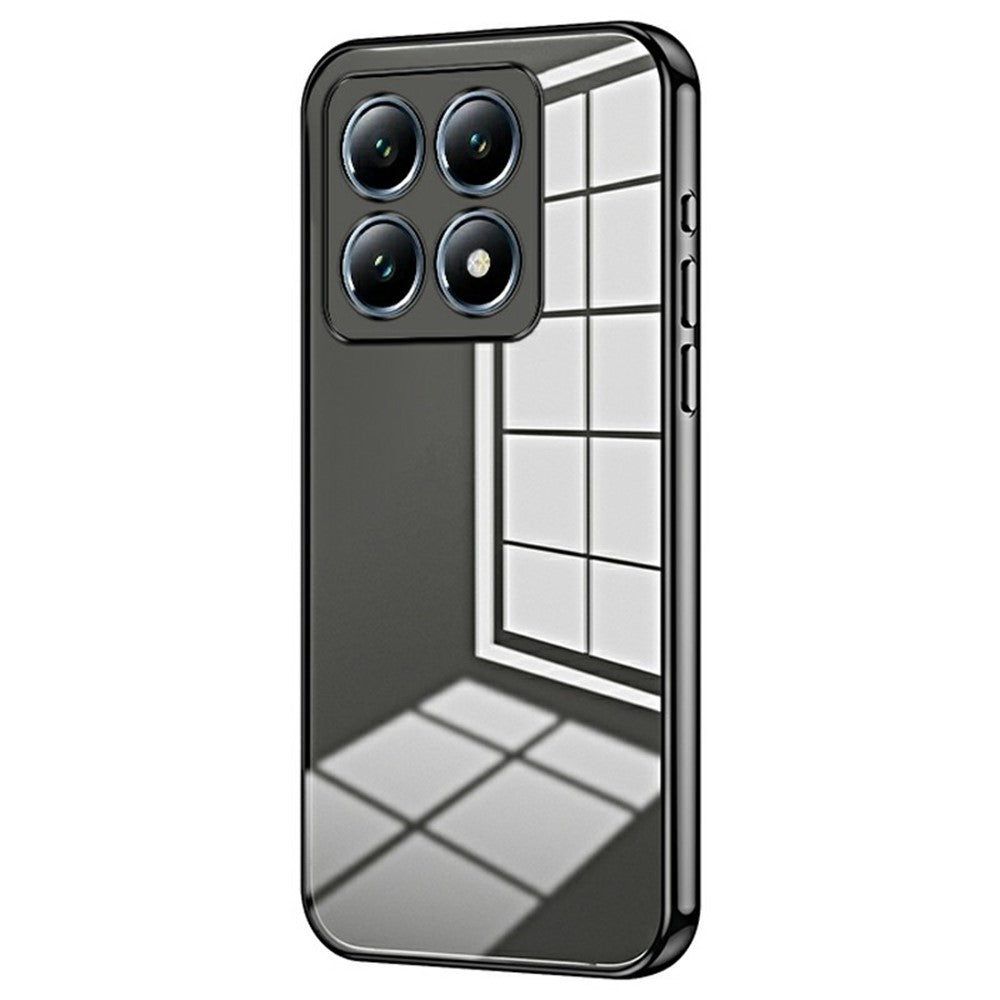 For Xiaomi 14T Pro Case Electroplating Frame Soft TPU Phone Cover