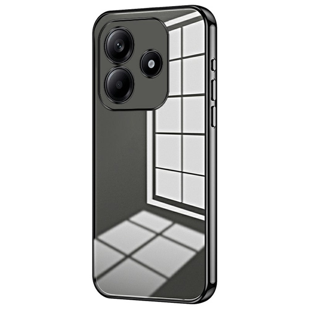 For Xiaomi Redmi Note 14 5G Case Electroplating Frame Soft TPU Phone Cover