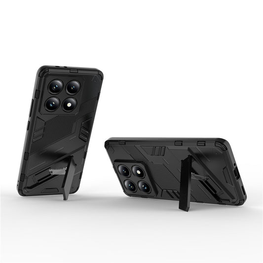 Xiaomi 14T Pro Handyhülle – PC+TPU, stoßfeste mit Ständer