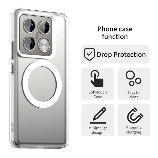 Xiaomi 14T Pro Handyhülle – Candy Series Magnetische PC+TPU+PET Fallschutz