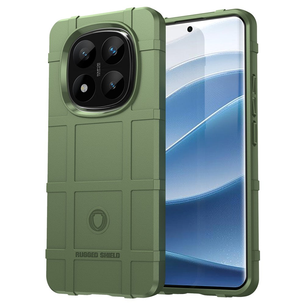 For Xiaomi Redmi Note 14 Pro+ 5G Case Grid Design Soft TPU Scratch-Proof Phone Cover