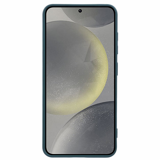 Galaxy S25 Gummierte Hülle – Mit Faserfutter & Anti-Kratz-Abdeckung