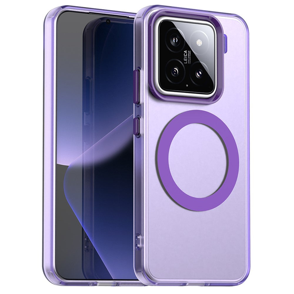 For Xiaomi 15 Magnetic Case PC+TPU+PET Anti-Drop Phone Cover