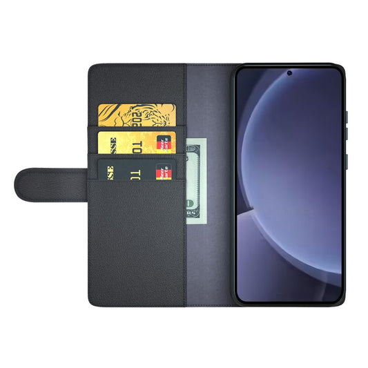 Galaxy S25 Plus Echtleder Hülle mit Kartenfach