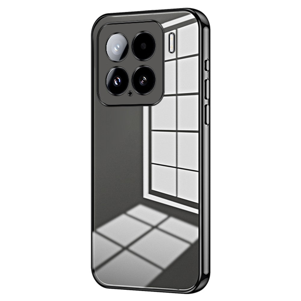 For Xiaomi 15 Case Electroplating Frame Soft TPU Phone Cover