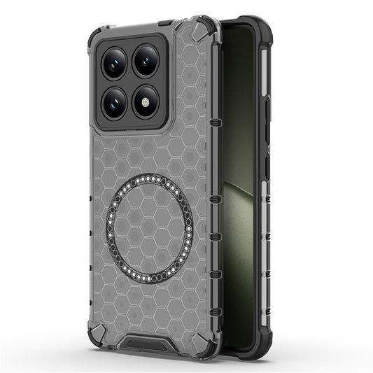 Xiaomi 14T Handyhülle – Magnetische , Wabenmuster, TPU + PC