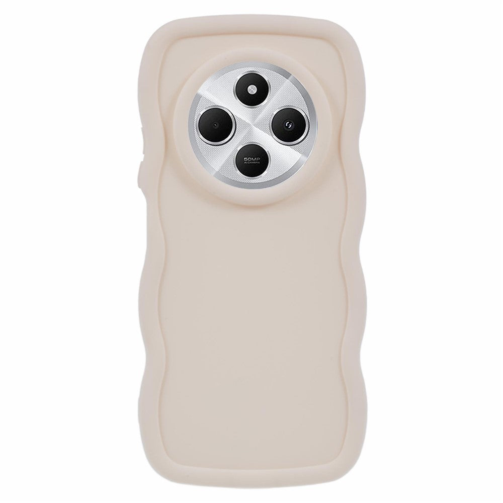 TPU Case For Xiaomi Redmi 14C 4G / 14R 5G / Poco C75 4G Protective Phone Cover Unique Curly Wave Frame