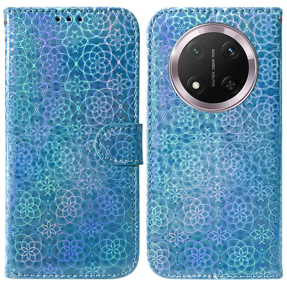For Honor Magic7 Lite 5G / X9c 5G / X60 Pro 5G Stand Case Dazzling Flower Leather Phone Cover