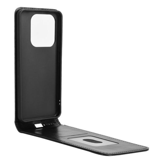 Xiaomi Redmi Note 14 5G Handyhülle – mit Kartensteckplatz, magnetische vertikale Flip- aus Leder