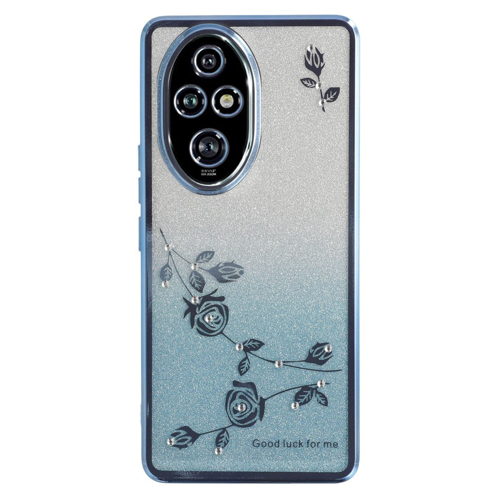 KADEM For Honor 200 Pro 5G Case Flower TPU Flexible Gradient Phone Cover