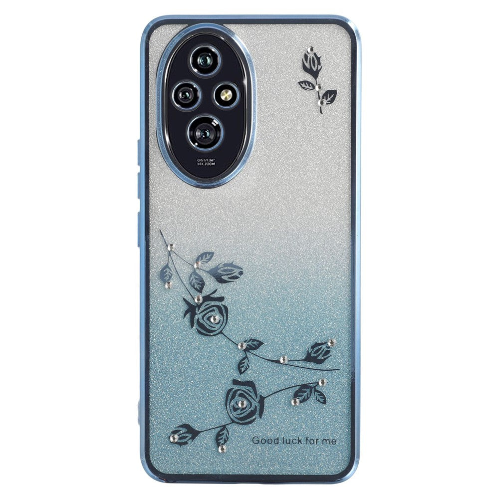 KADEM For Honor 200 5G Case Flower TPU Flexible Gradient Phone Cover