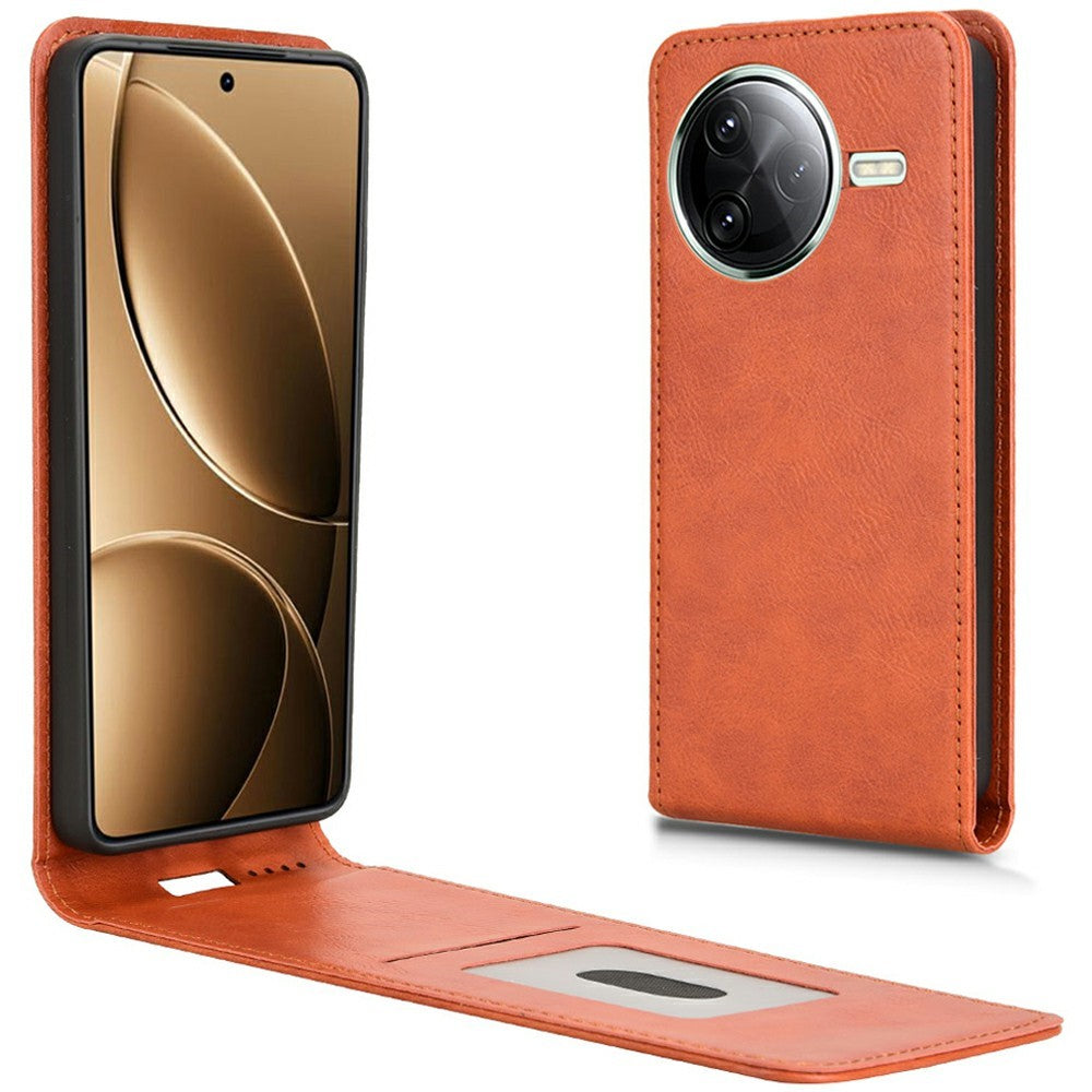 For Xiaomi Poco F7 Ultra 5G / Poco F7 Pro 5G / Redmi K80 5G / K80 Pro 5G Case with Card Slot Magnetic Vertical Flip Leather Phone Cover