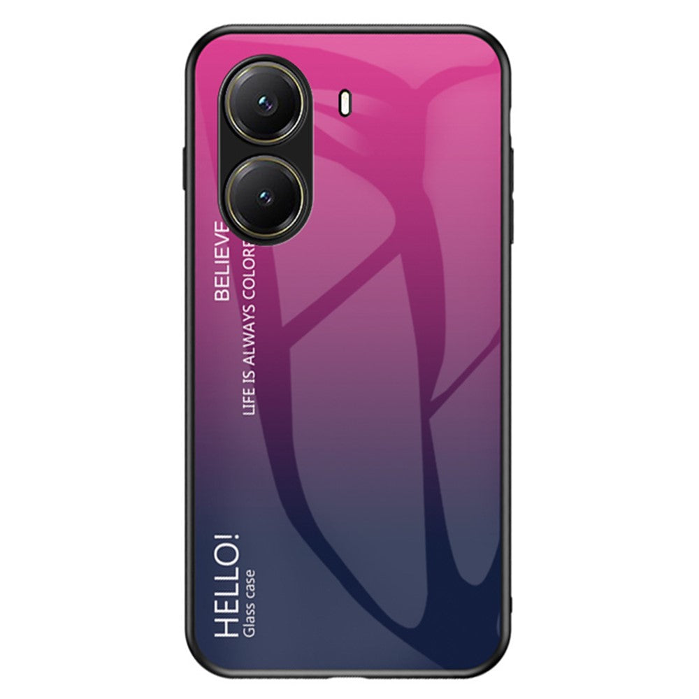 For Xiaomi Poco X7 Pro 5G / Redmi Turbo 4 5G Case Anti-Scratch Tempered Glass + PC+TPU Phone Cover
