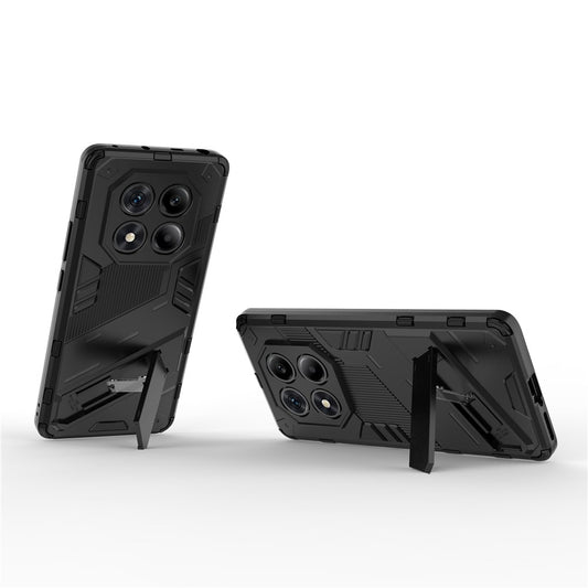 Xiaomi Redmi Note 14 Pro 4G Handyhülle – aus PC + TPU, stoßfeste mit Ständer
