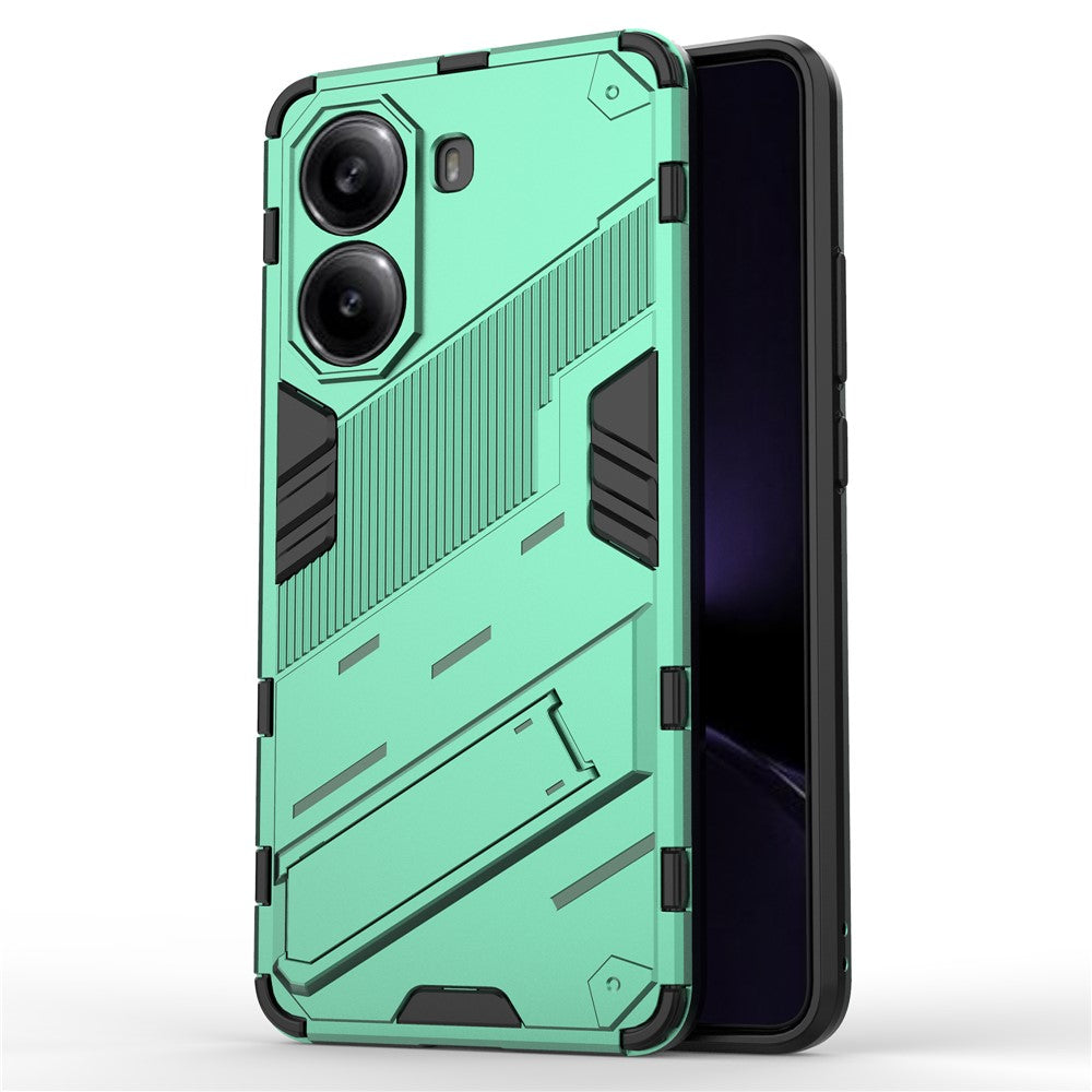 For Xiaomi Poco X7 Pro 5G / Redmi Turbo 4 5G Case PC + TPU Shockproof Phone Cover with Kickstand