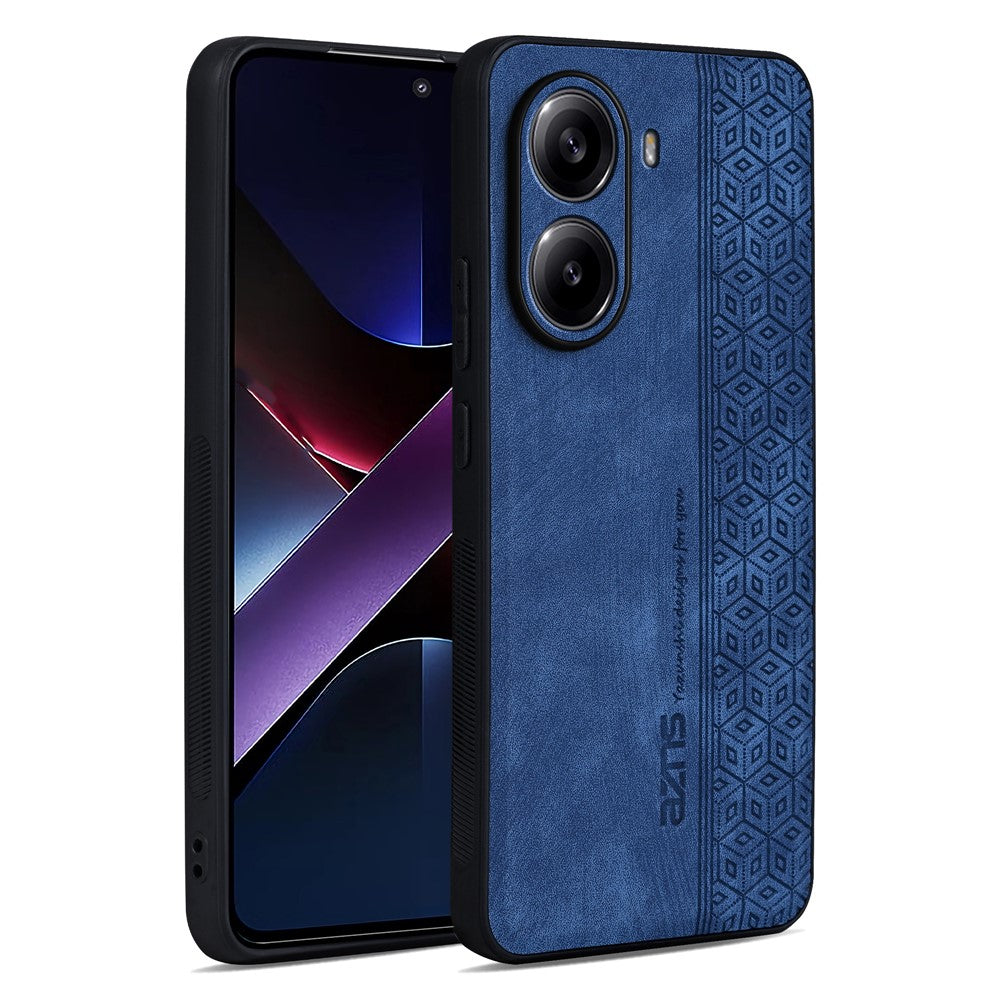 AZNS For Xiaomi Poco X7 Pro 5G / Redmi Turbo 4 5G Case Protective PU Leather Covered TPU Phone Shell