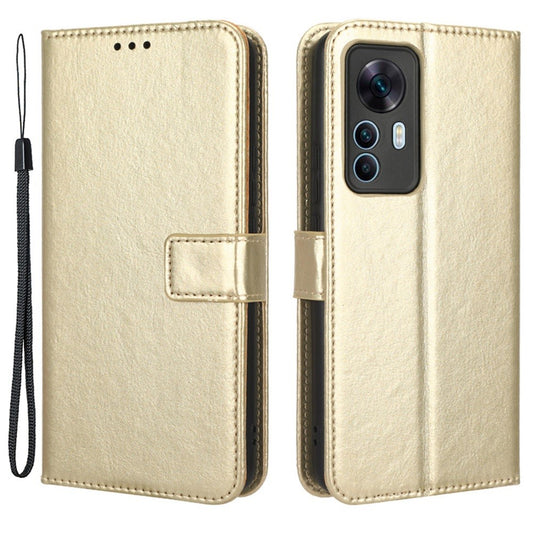 For Xiaomi 12T 5G / 12T Pro 5G / Redmi K50 Ultra 5G Phone Stand Wallet Protective Case Crazy Horse Texture PU Leather Cover