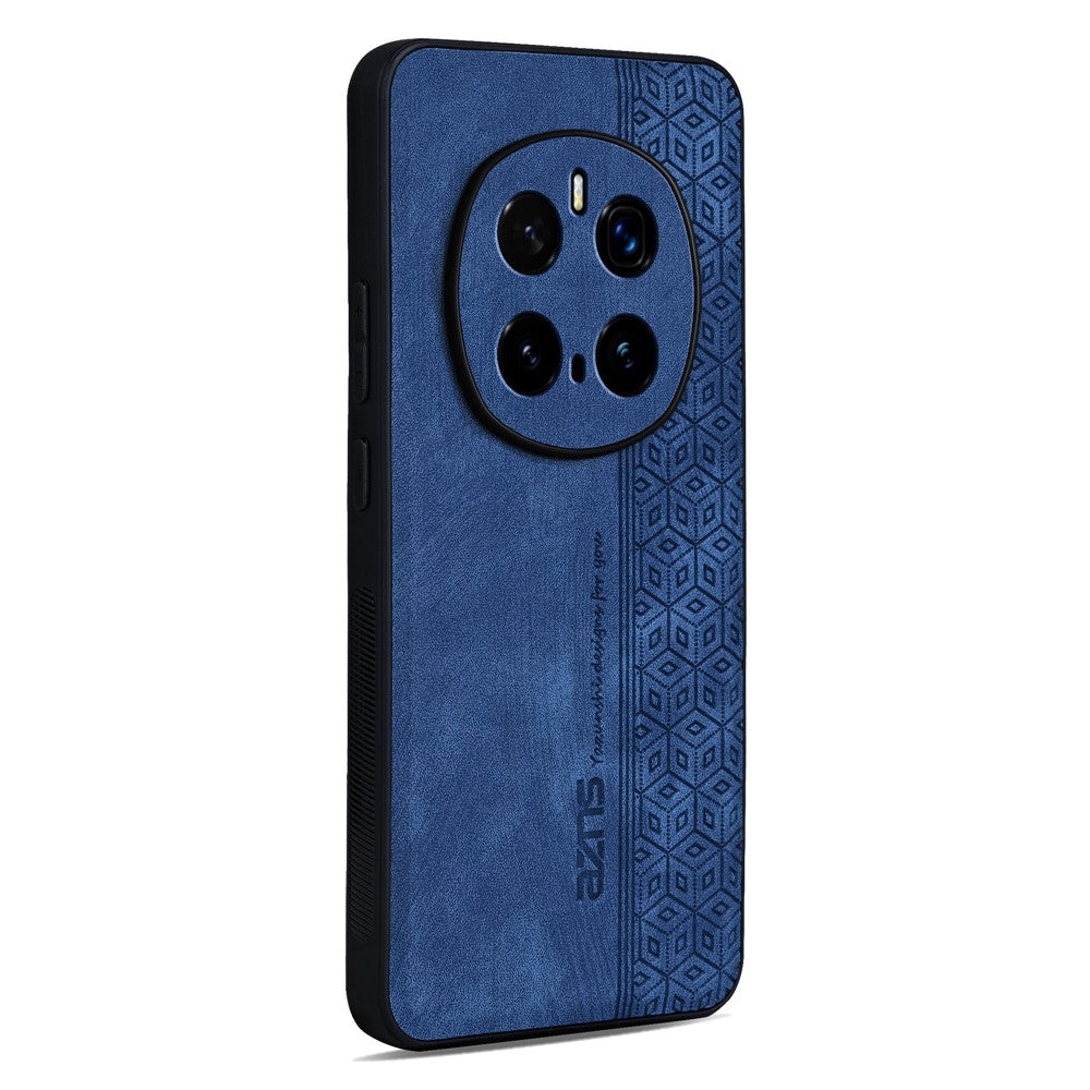 AZNS For Honor Magic7 Pro 5G Case Protective PU Leather Covered TPU Phone Shell