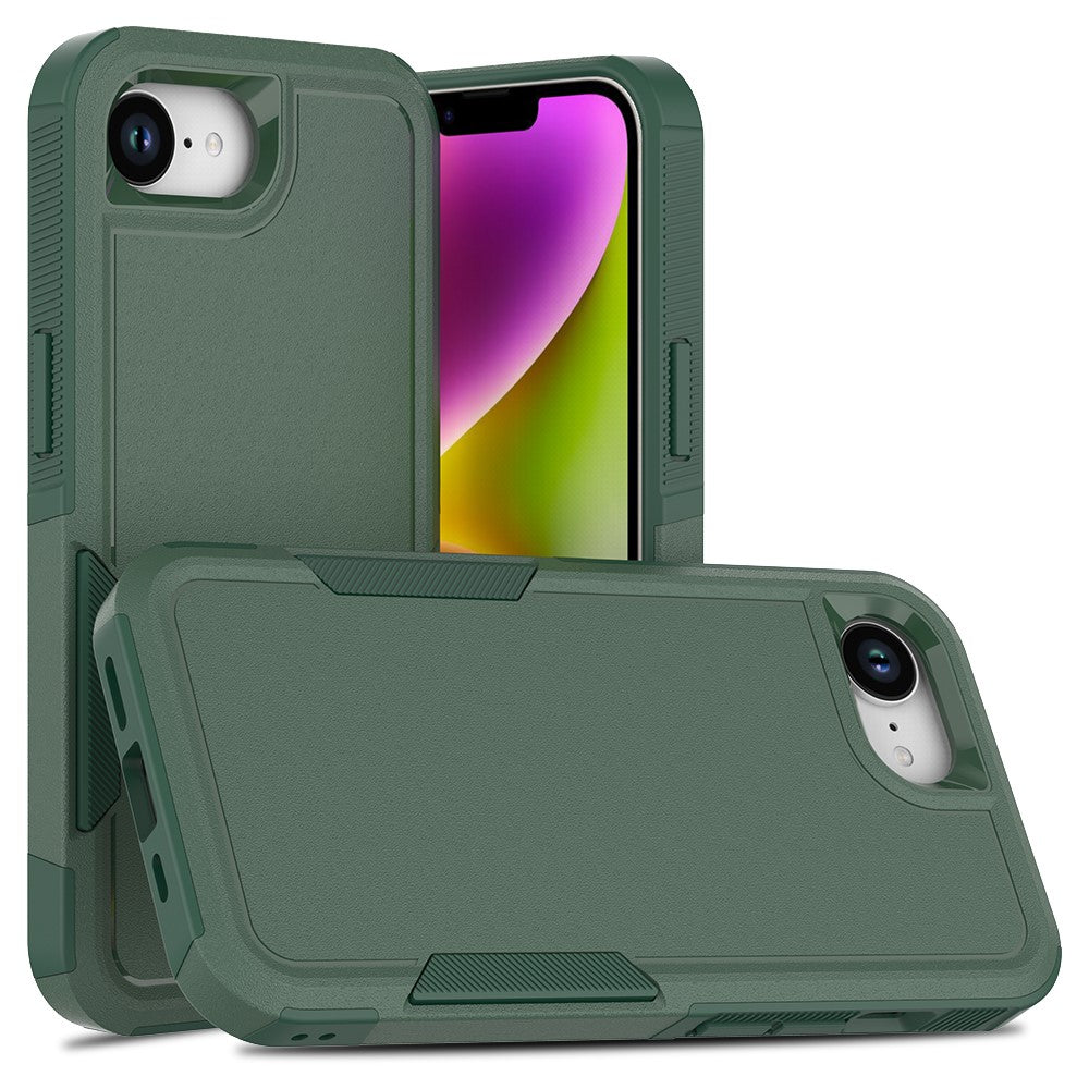 For iPhone 17e / 16e Case 2 in 1 PC + TPU Shockproof Phone Cover
