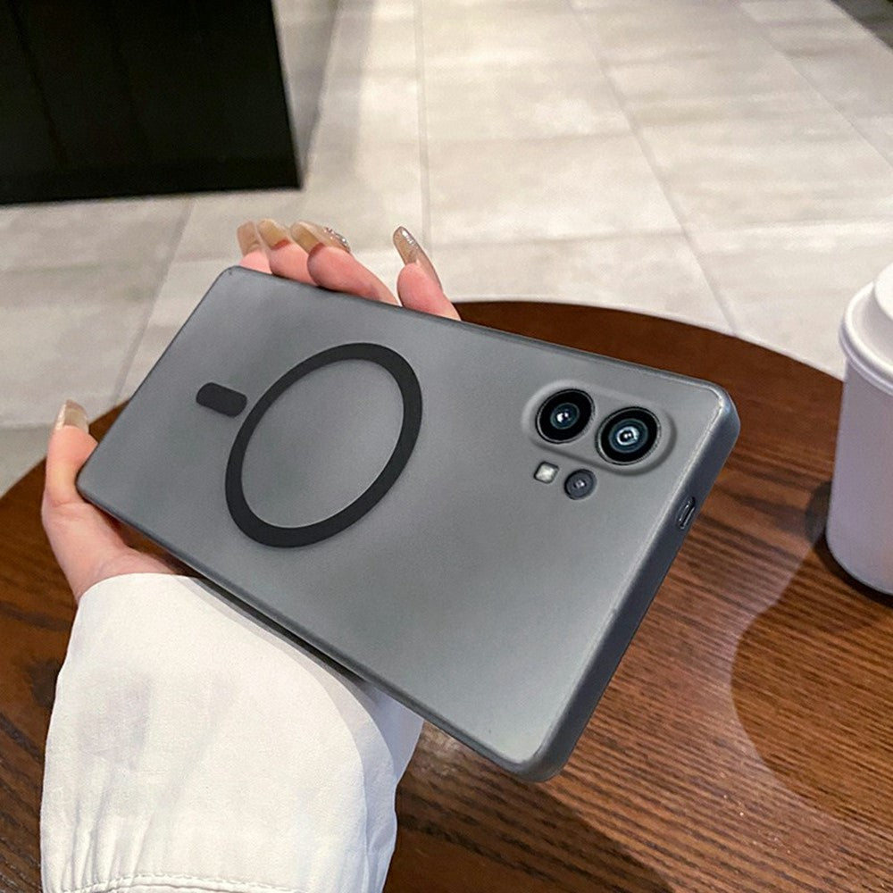 Nothing Phone (1) 5G Handyhülle – Magnetische Schutzhülle, aus mattiertem Polycarbonat, mit Kameralinsenschutz