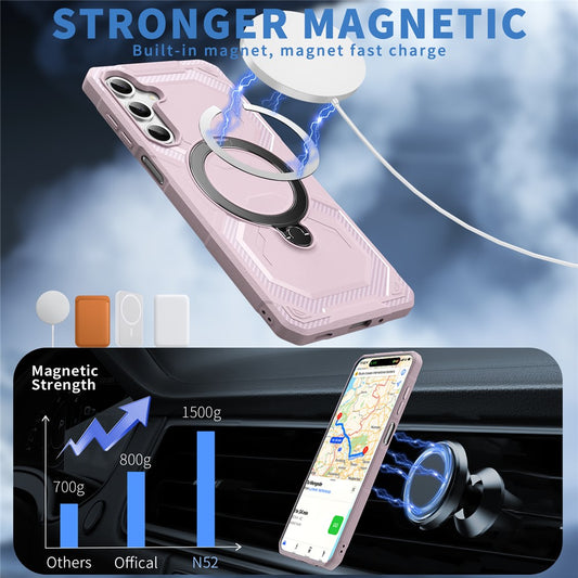 Galaxy A25 5G Magnetische Hülle – Stoßfest, mit Kameraschutz & Ständer