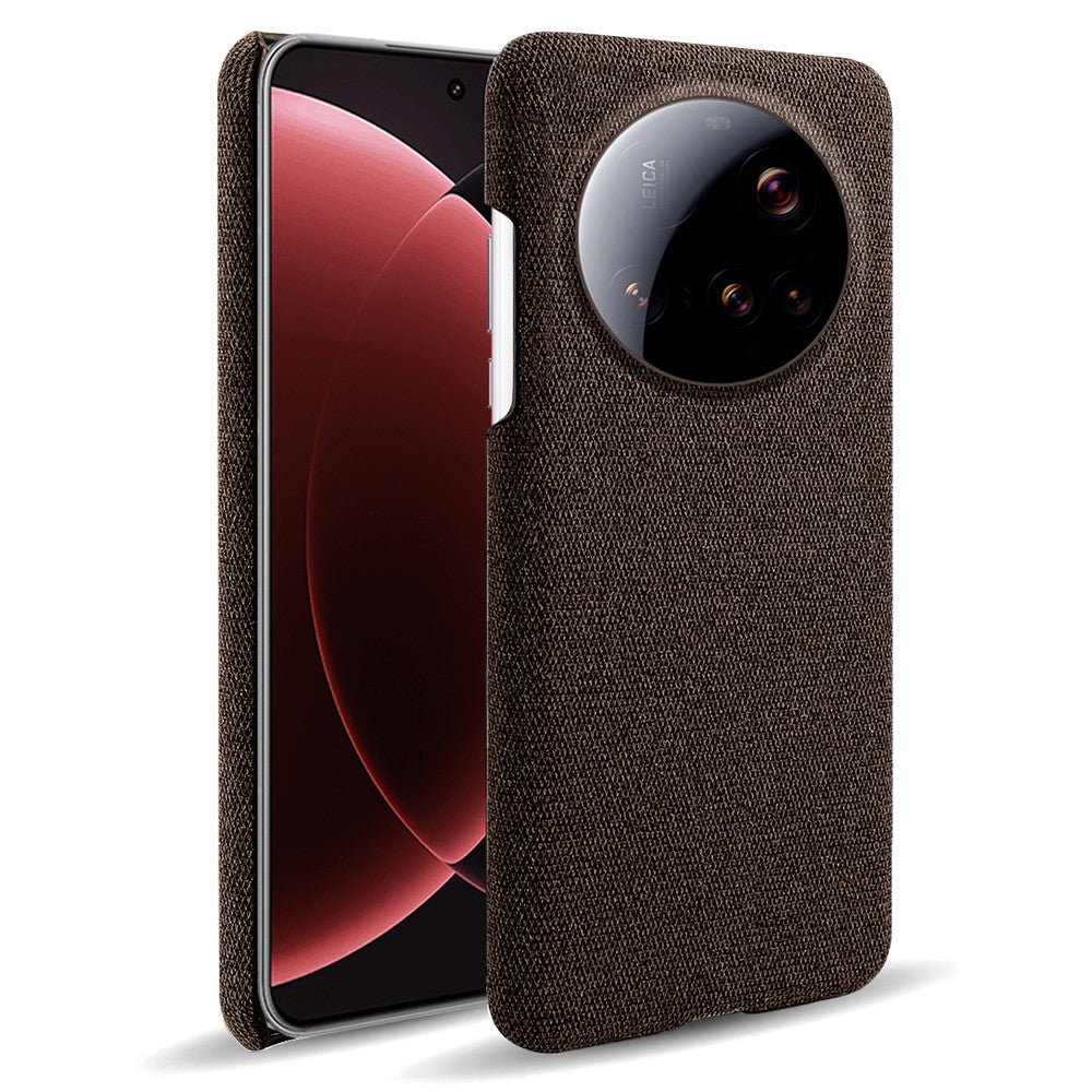 For Xiaomi 15 Ultra Phone Case Cloth Texture Anti-Scratch Protective PC Back Cover
