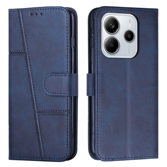 Xiaomi Redmi Note 14 4G (164.84mm) Handyhülle – aus Leder mit Standfunktion