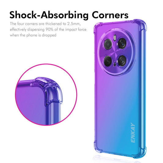 Honor Magic7 Pro 5G Handyhülle – ENKAY TPU-, verdickte viereckige, sturzsichere Telefon-Rückseite