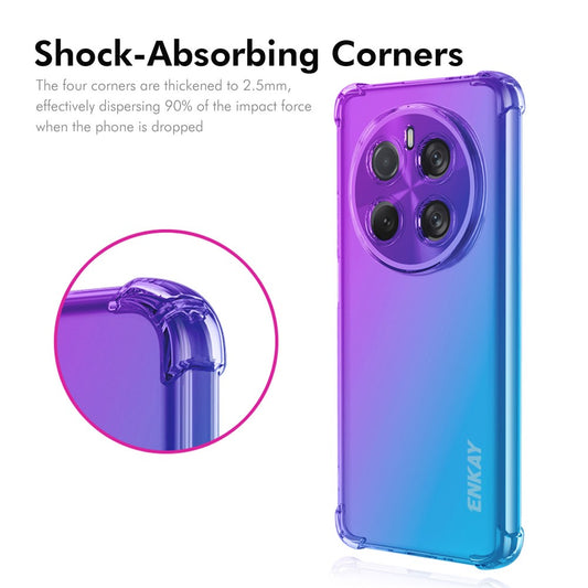 Honor Magic7 5G Handyhülle – ENKAY TPU-, verdickte viereckige, sturzsichere Telefon-Rückseite