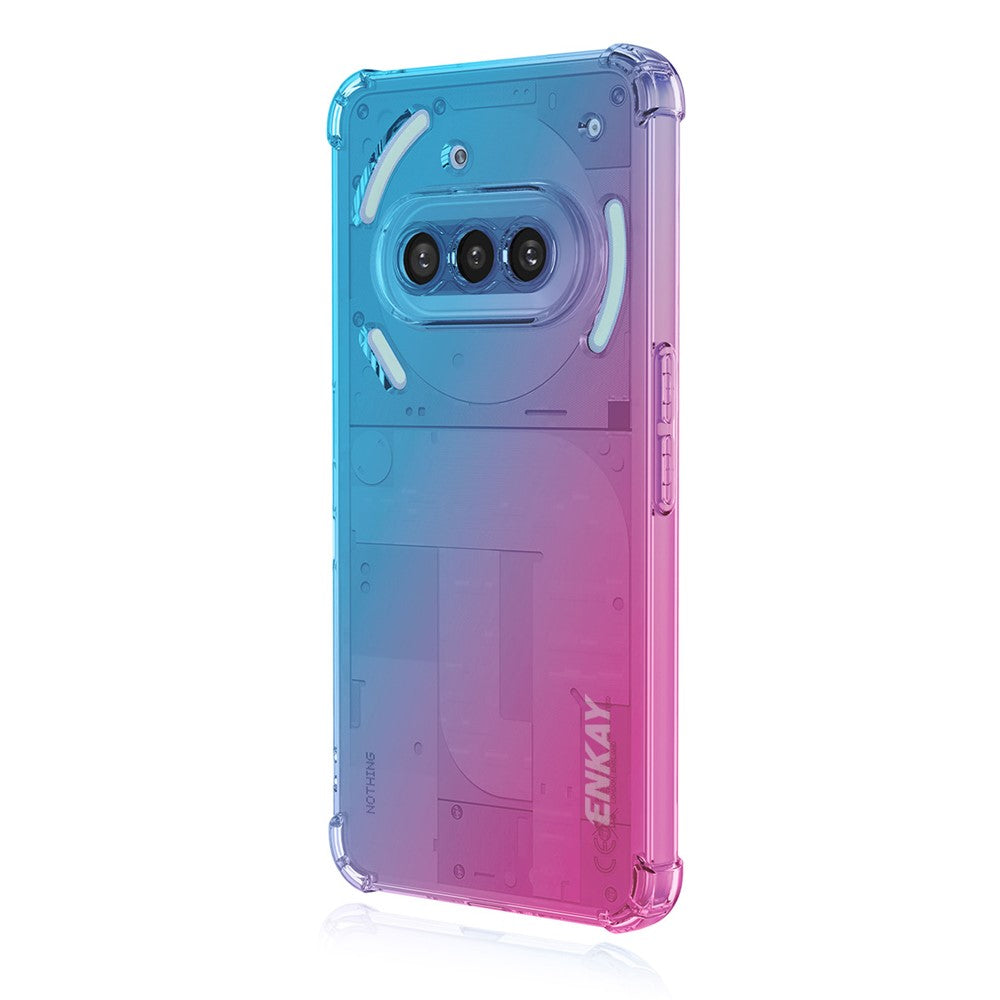 ENKAY For Nothing Phone (3a) TPU Case Thickened Four Corner Drop-proof Phone Back Cover