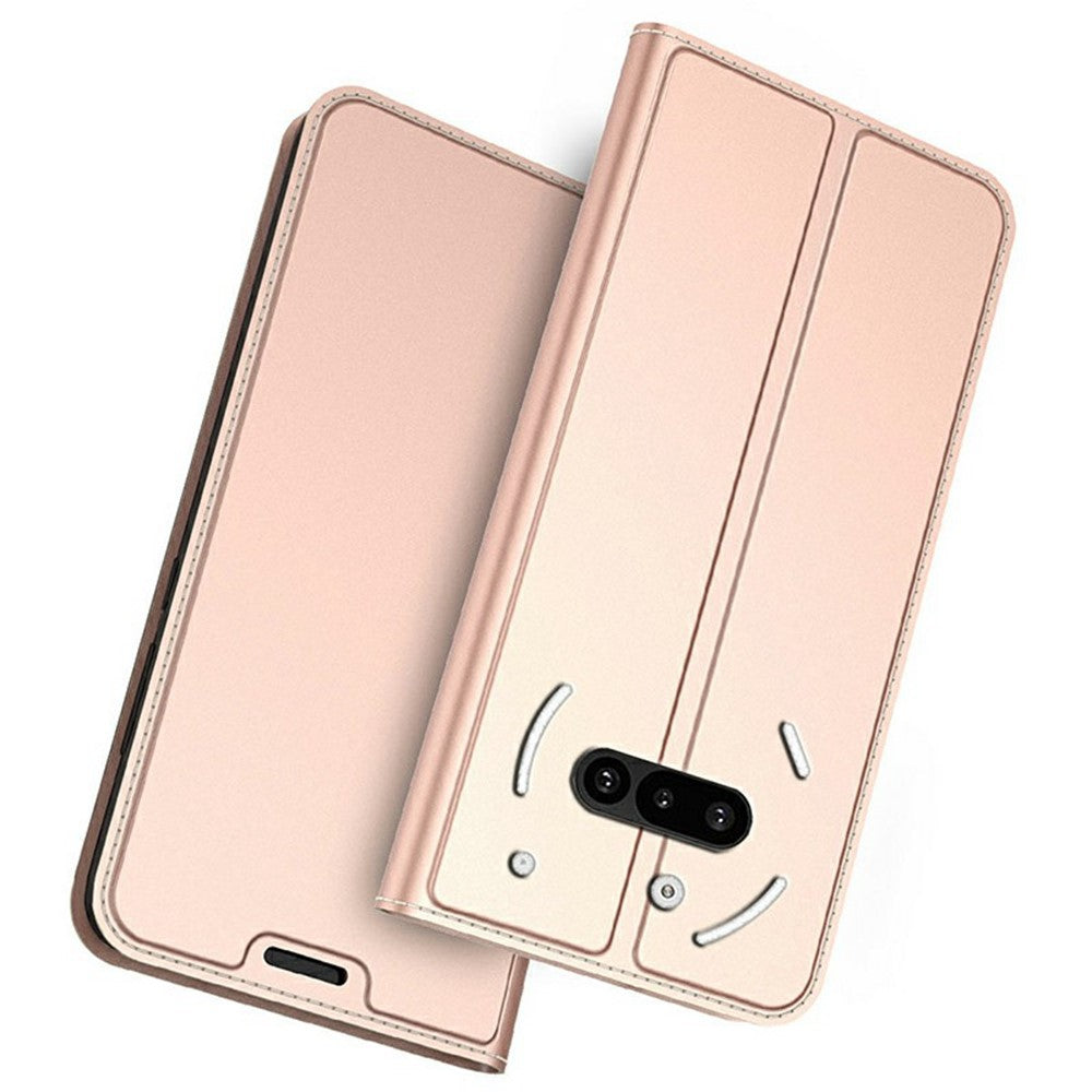 Nothing Phone (3a) Wallet-Handyhülle – Aus PU-Leder mit Kartenhalter, Ständer & Magnetverschluss
