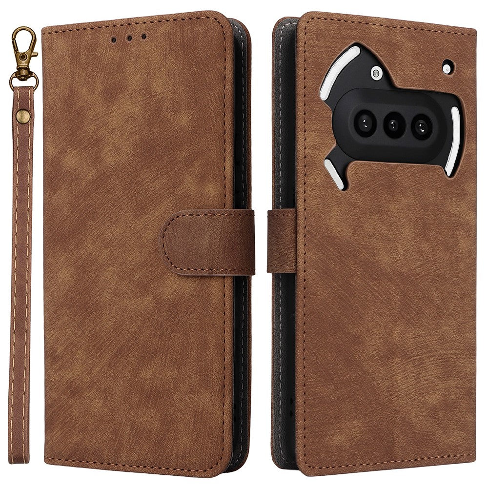 For Nothing Phone (3a) Case Wallet RFID Blocking PU Leather Cover Viewing Stand