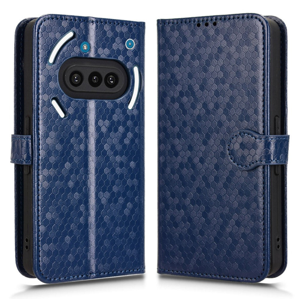 Nothing Phone (3a) Wallet-Handyhülle – Mit Magnetverschluss & Punktmuster