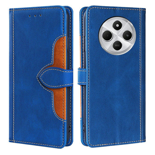 Leather Case for Xiaomi Redmi 14C 4G / 14R 5G / Poco C75 4G / Redmi A4 5G Wallet Phone Cover with Straw Hat Magnetic Clasp
