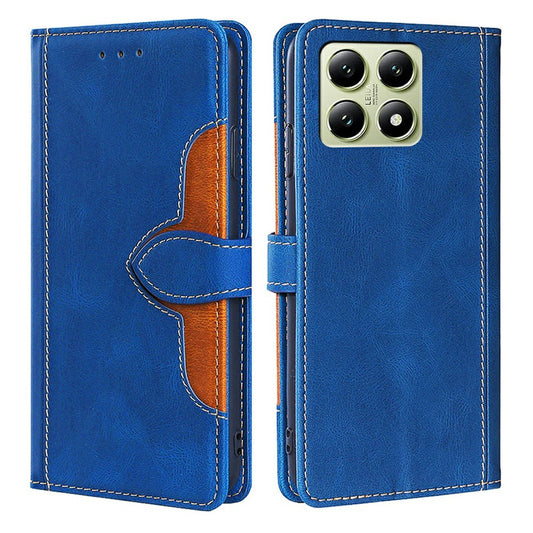 Xiaomi 14T Handyhülle – aus Leder mit Strohhut-Magnetverschluss