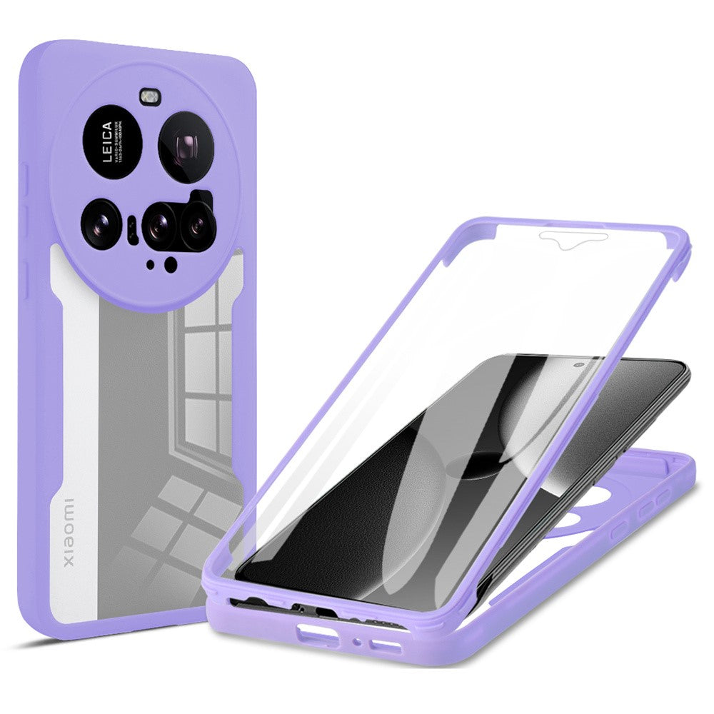 For Xiaomi 15 Ultra Case Acrylic + TPU Clear Phone Cover with PET Screen Film