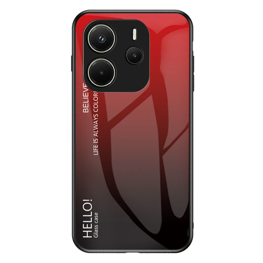 Xiaomi Redmi Note 14 4G (163.25mm) Handyhülle – Gehäuse aus kratzfestem gehärtetem Glas + PC + TPU