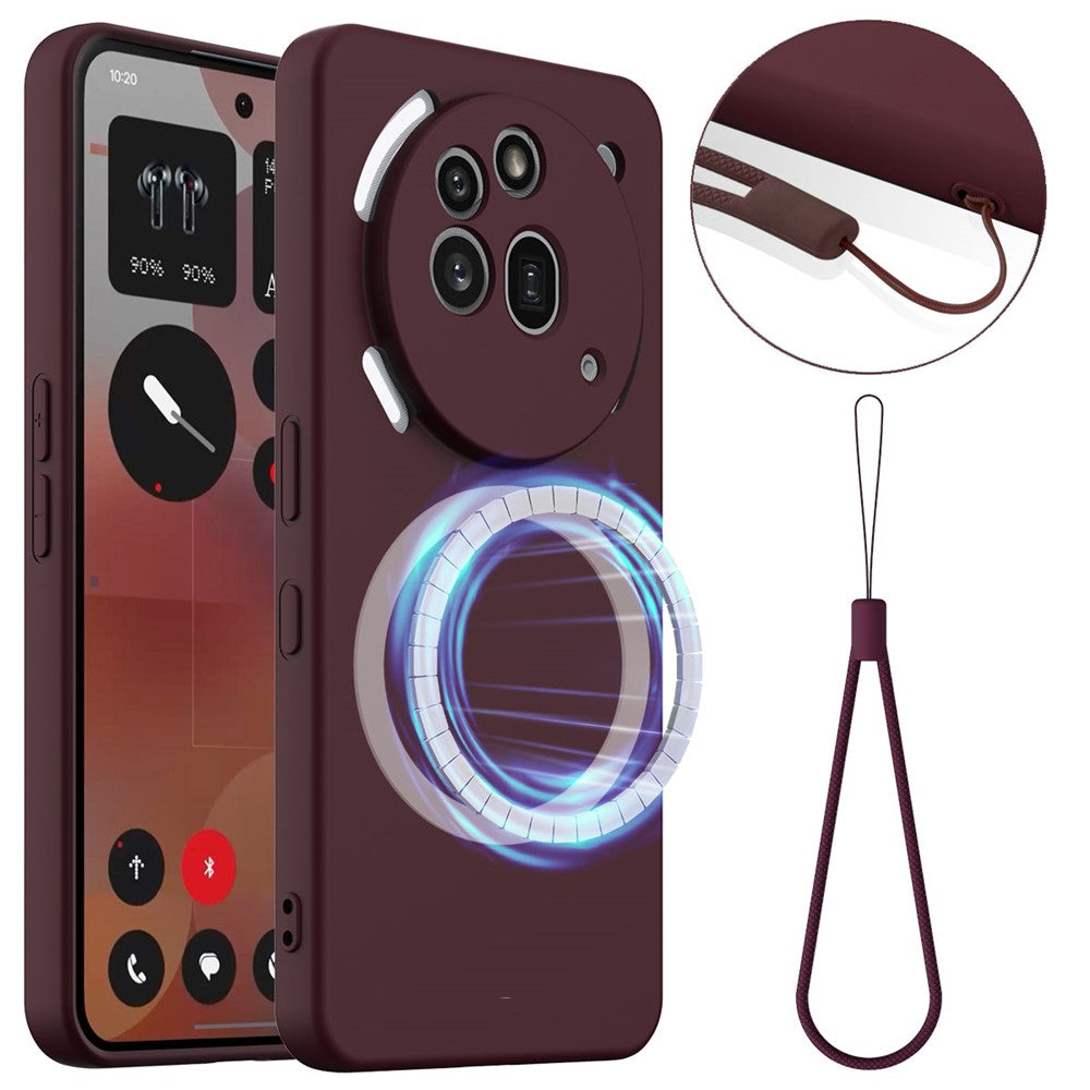 Nothing Phone (3a) Pro Magnetische Handyhülle – Schutzhülle aus stoßfestem Flüssigsilikon