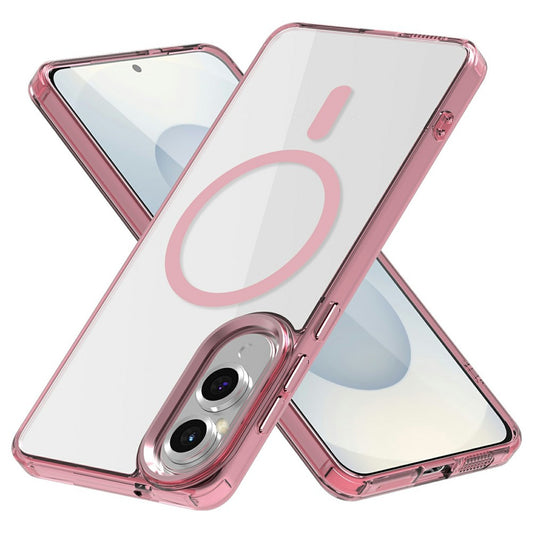Galaxy S25 Edge Magnet-Hülle – Transparent & Kratzfest