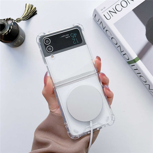 Galaxy Z Flip4 5G Schutzhülle – MagSafe-kompatibel, stoßfest & transparent