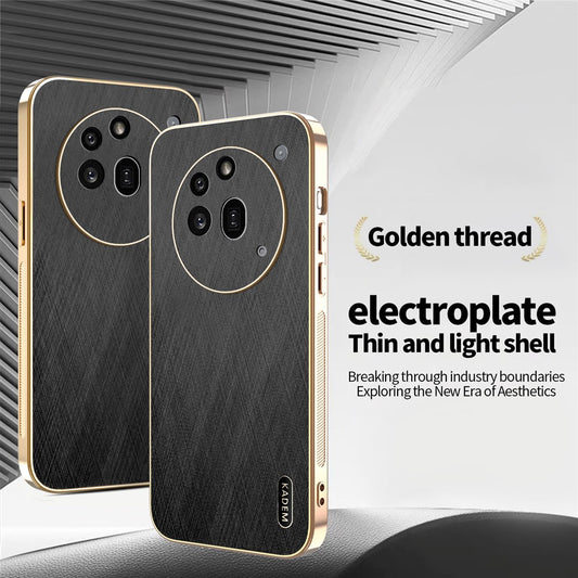 Nothing Phone (3a) Pro Handyhülle – Aus galvanisiertem & seidenmattem PU + TPU