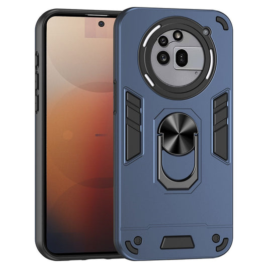 Nothing Phone (3a) Pro Handyhülle – Aus PC + TPU, mit Fallschutz & Ringständer