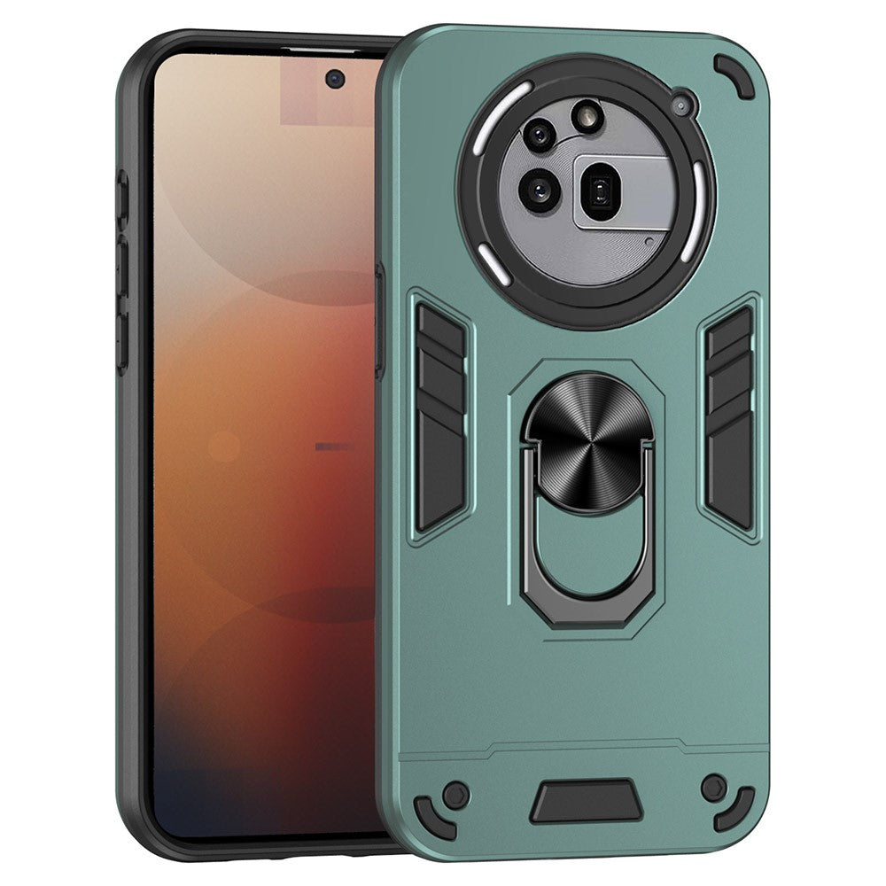 Nothing Phone (3a) Pro Handyhülle – Aus PC + TPU, mit Fallschutz & Ringständer
