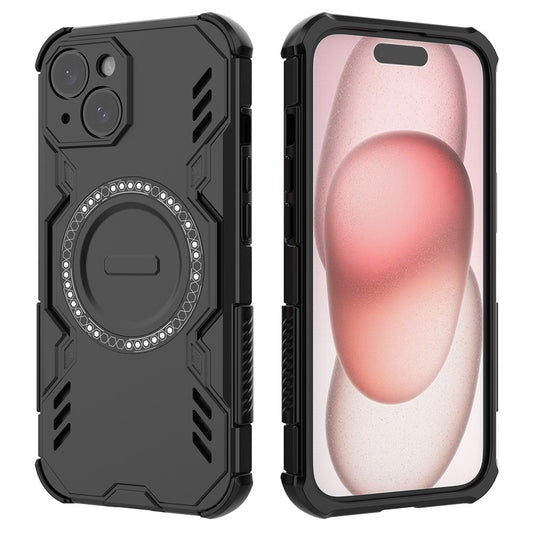 iPhone 15 magnetische Hülle – Mit Schmetterlingsrüstung & Hohlwärmeableitung